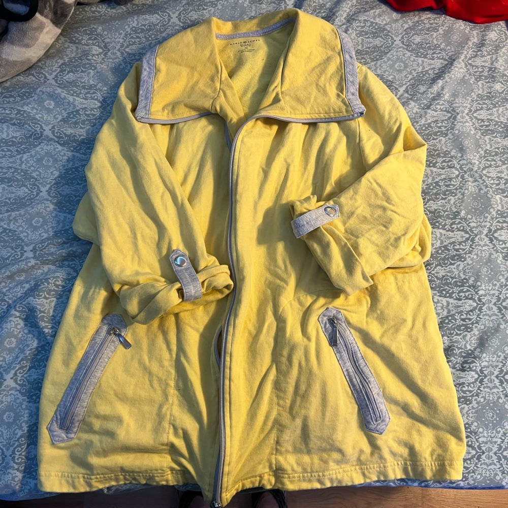 Yellow Jacket with Light Gray Accents size 3X